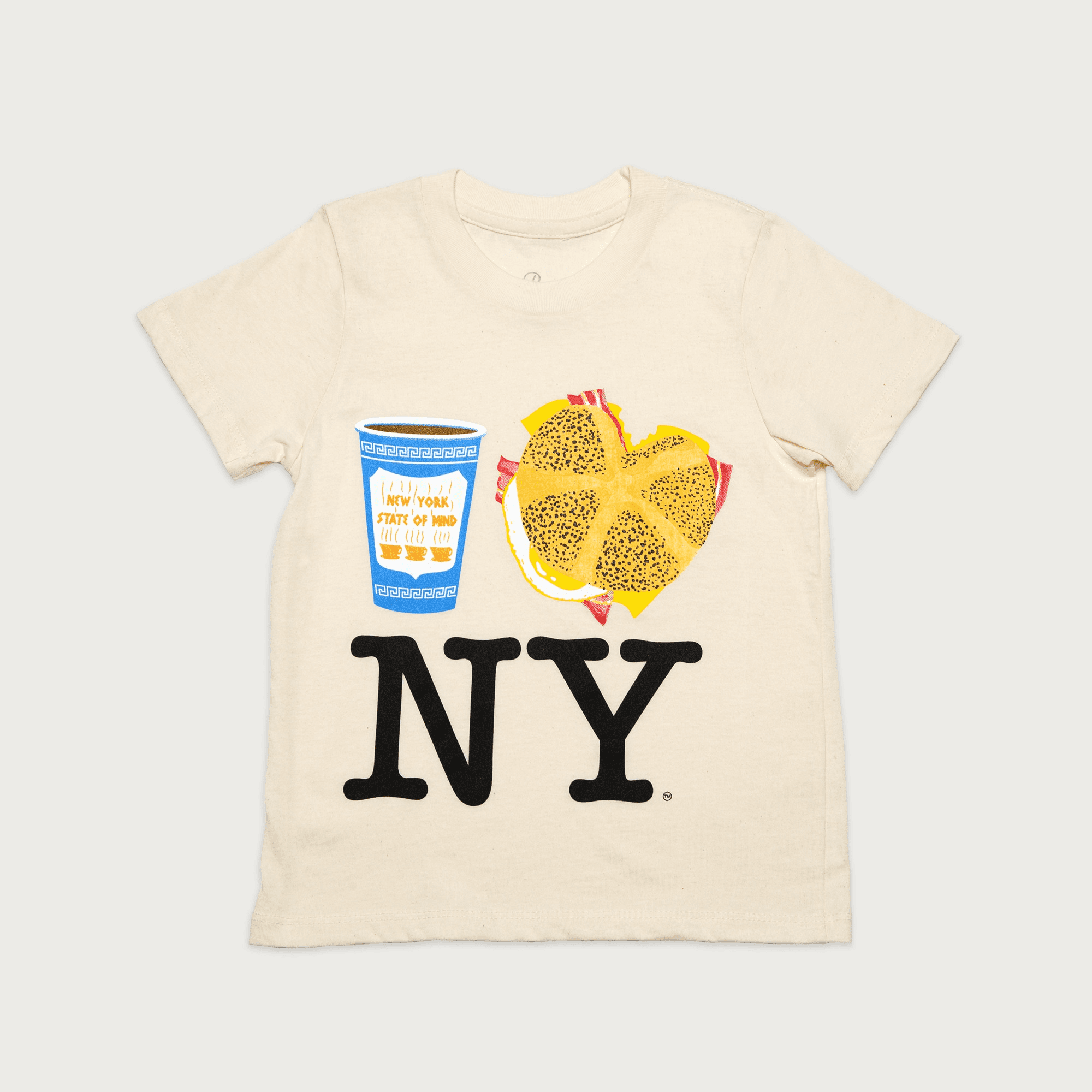 Coffee, bacon, egg and cheese NY T-shirt - Image 1