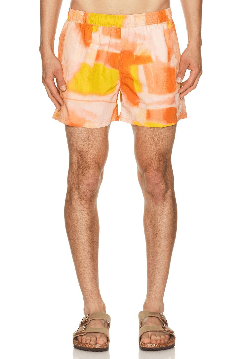 4" Printed Sebastian Swim Trunk - Image 1