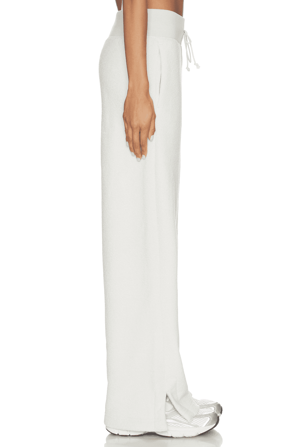 High Waisted Wide Leg Cozy Fleece Pant — Image 5