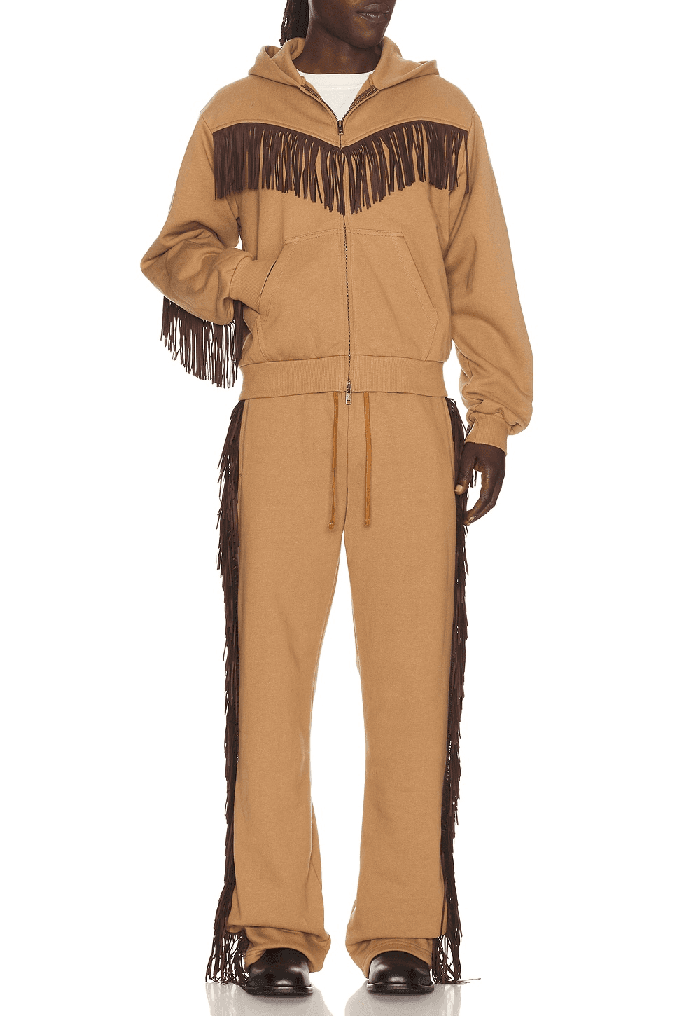 Fringed Straight Cut Pant — Image 3