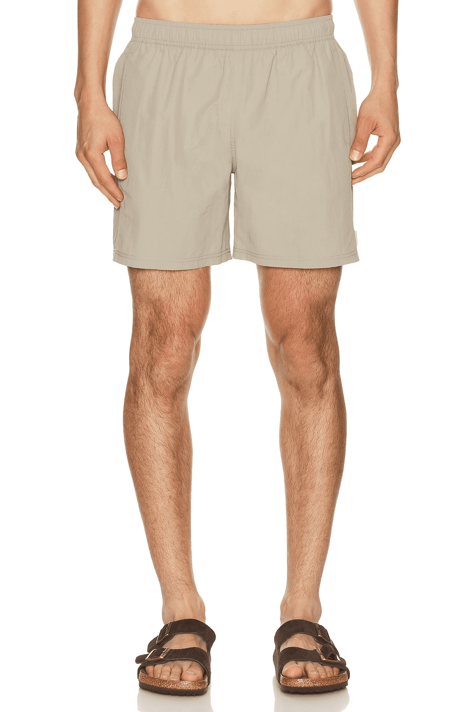 5.5" Solid Sebastian Swim Trunk - Image 1