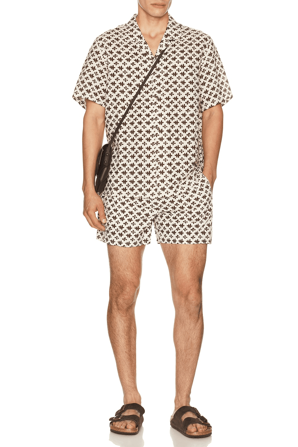4" Printed Sebastian Swim Trunk — Image 3