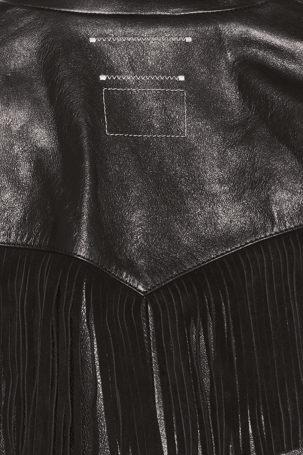 Leather Fringed Western Cafe Racer — Image 2