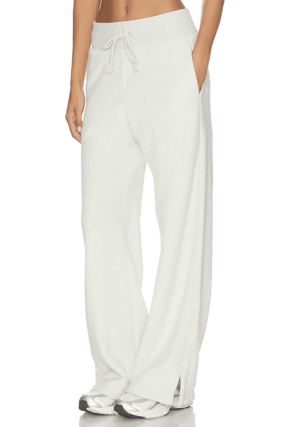 High Waisted Wide Leg Cozy Fleece Pant — Image 4