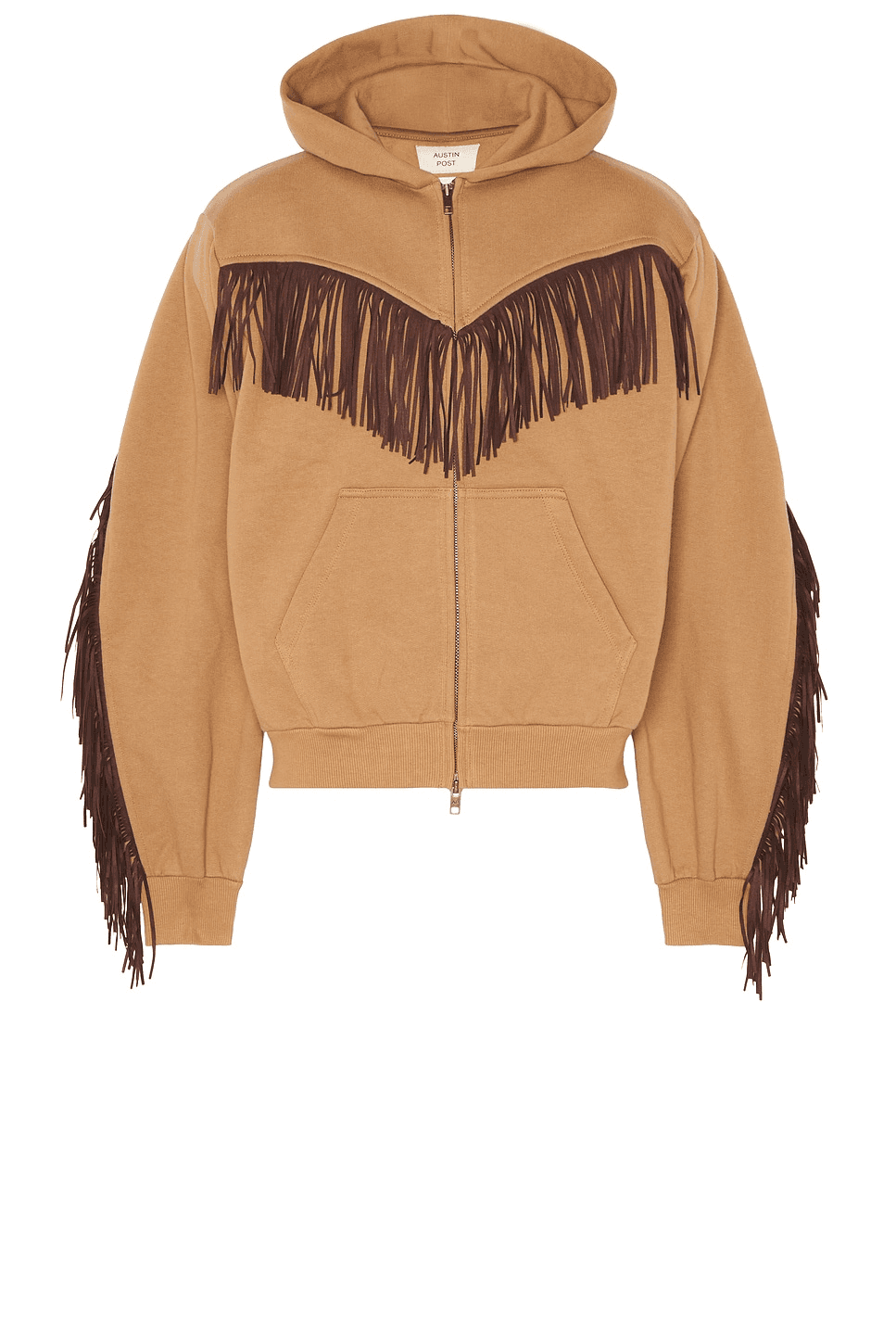 Fringed Full Zip Hoodie — Image 3