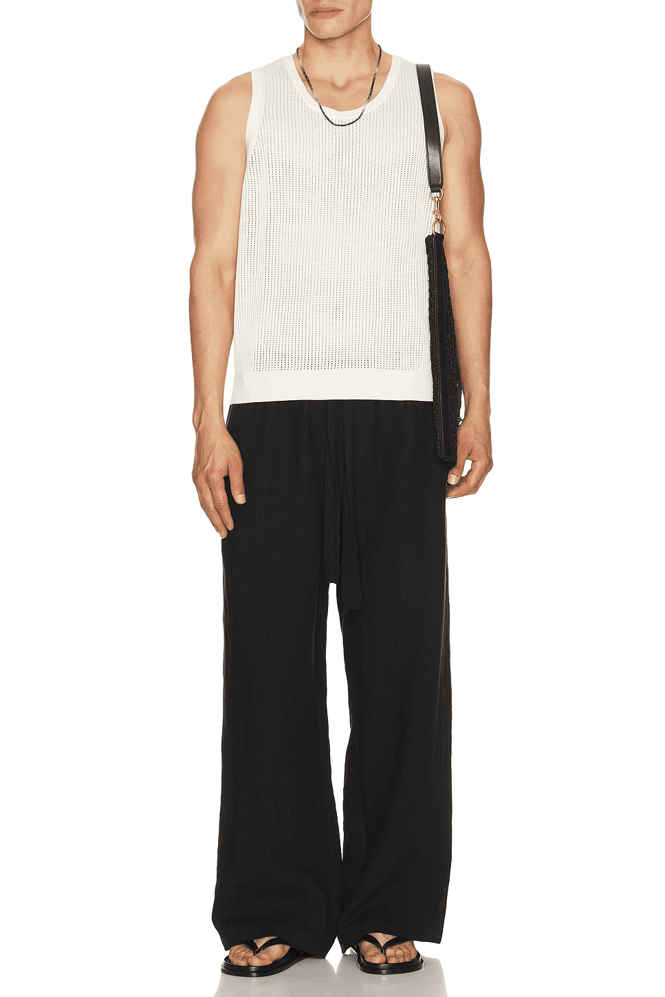 Knit Mesh Tank Top — Image 3