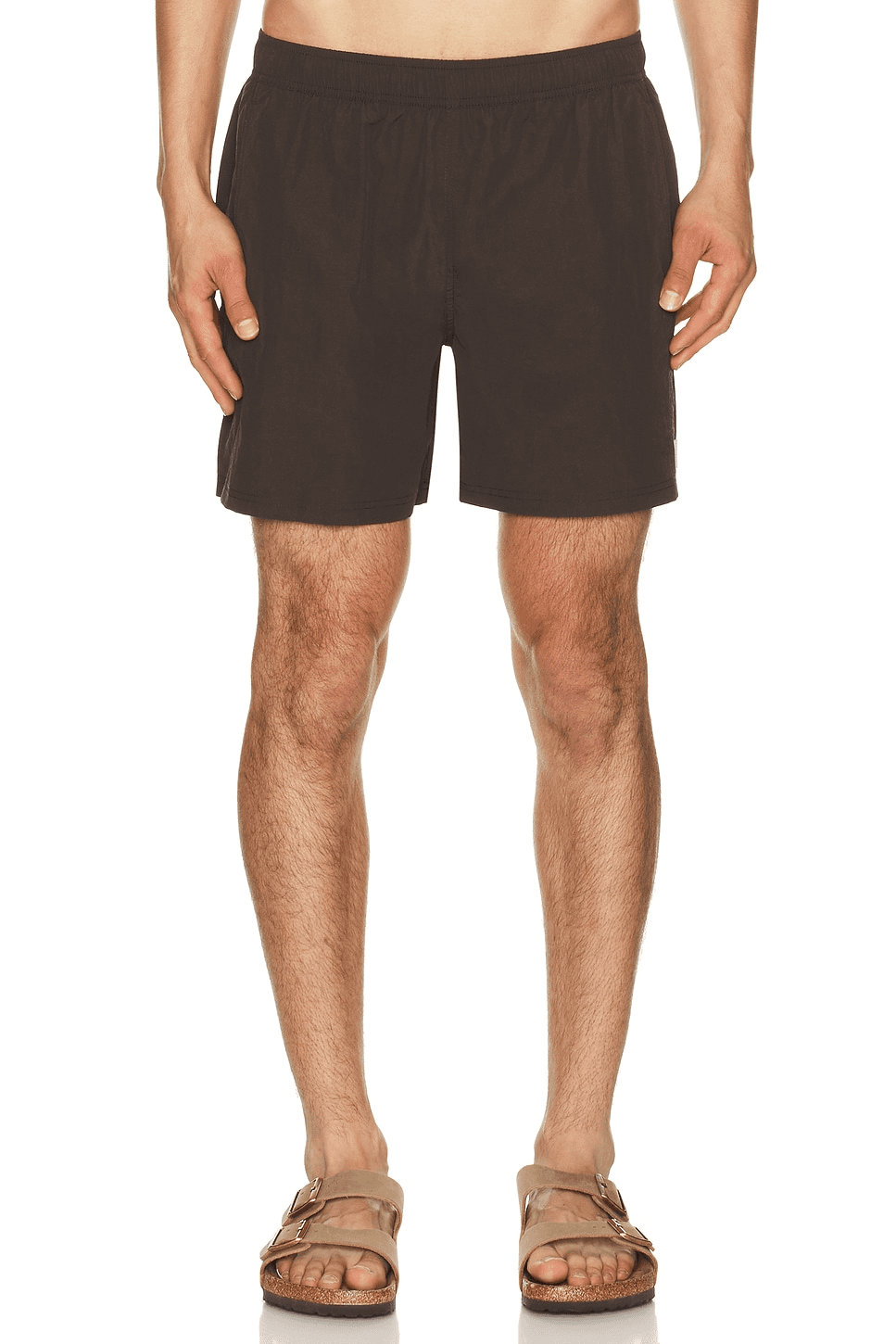 5.5" Solid Sebastian Swim Trunk - Image 1