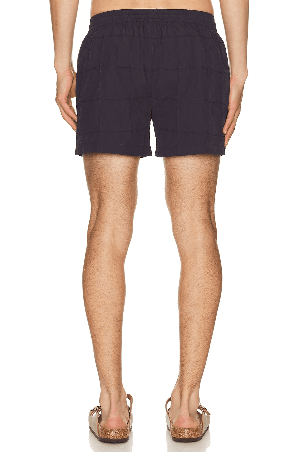 4" Grid Pintuck Sebastian Swim Trunk — Image 2