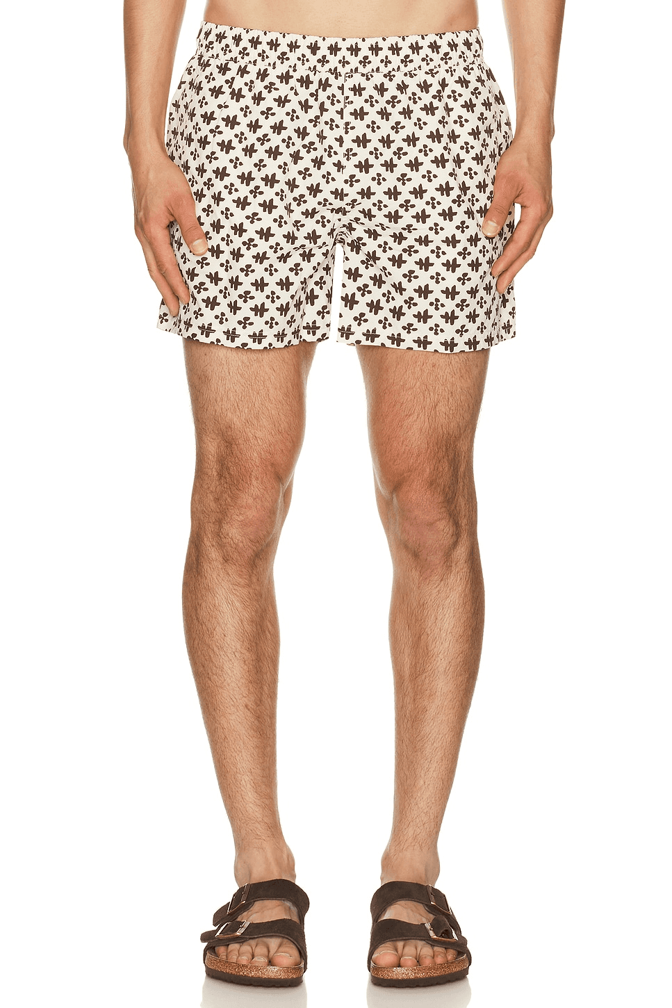 4" Printed Sebastian Swim Trunk - Image 1
