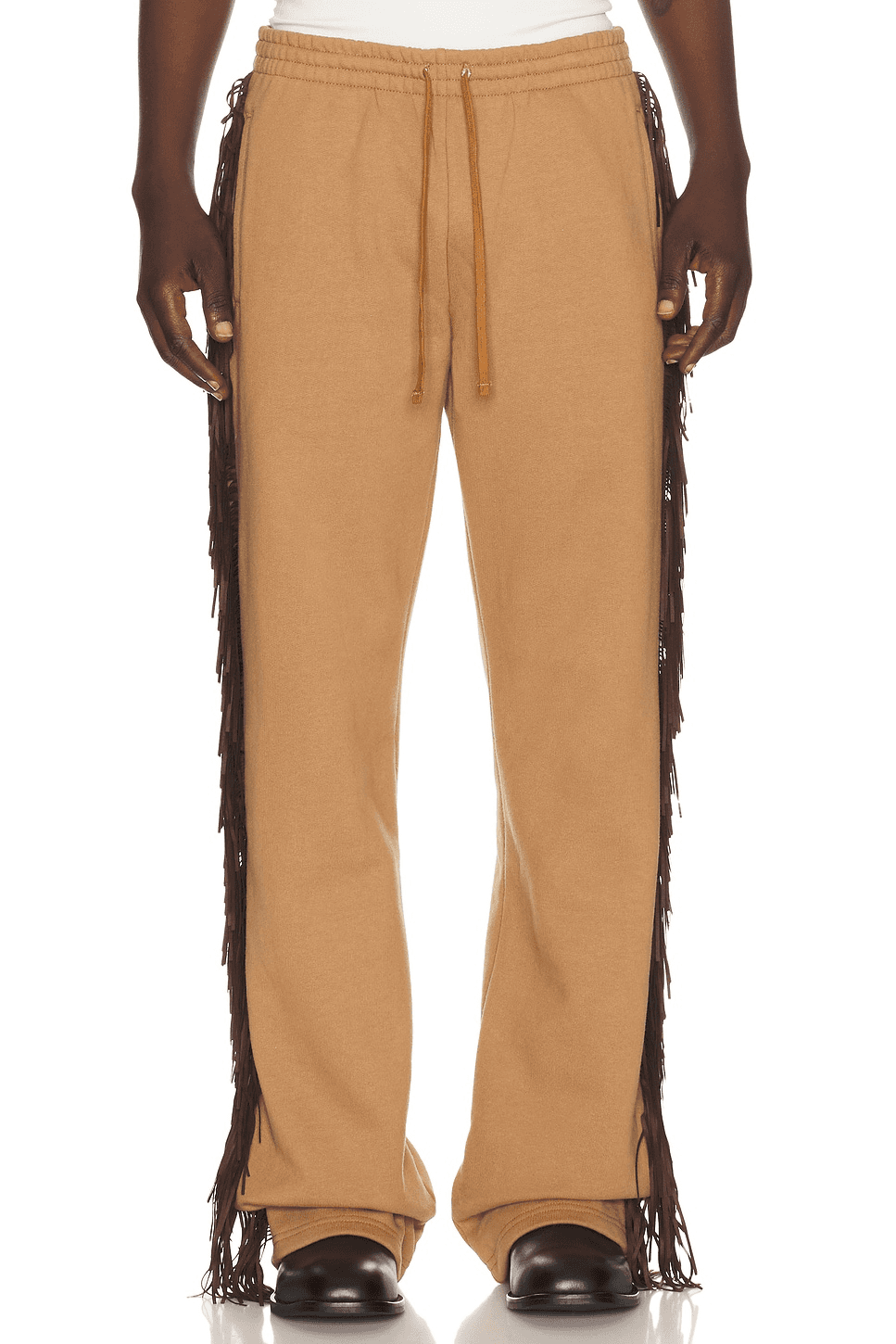 Fringed Straight Cut Pant - Image 1