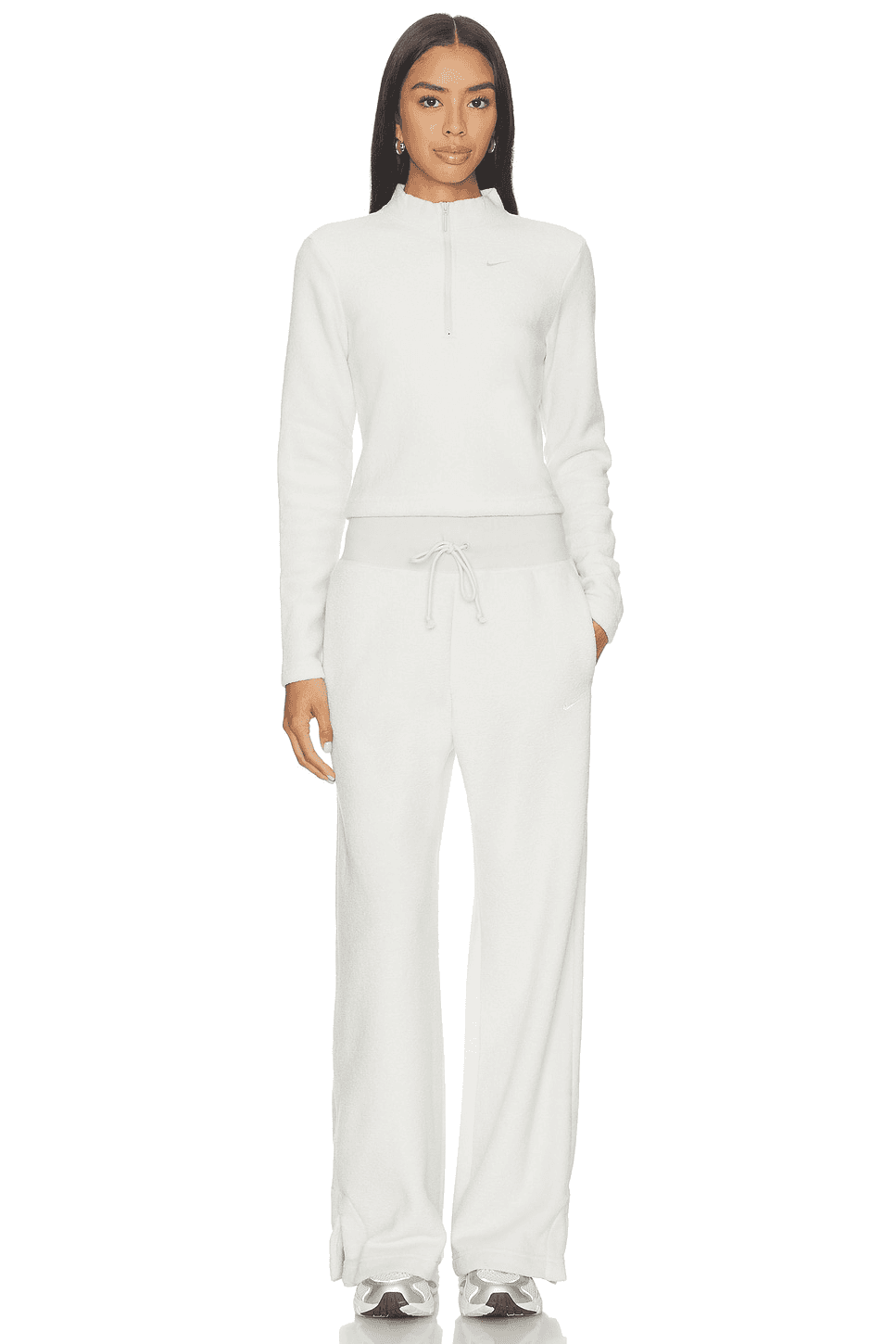 High Waisted Wide Leg Cozy Fleece Pant — Image 6
