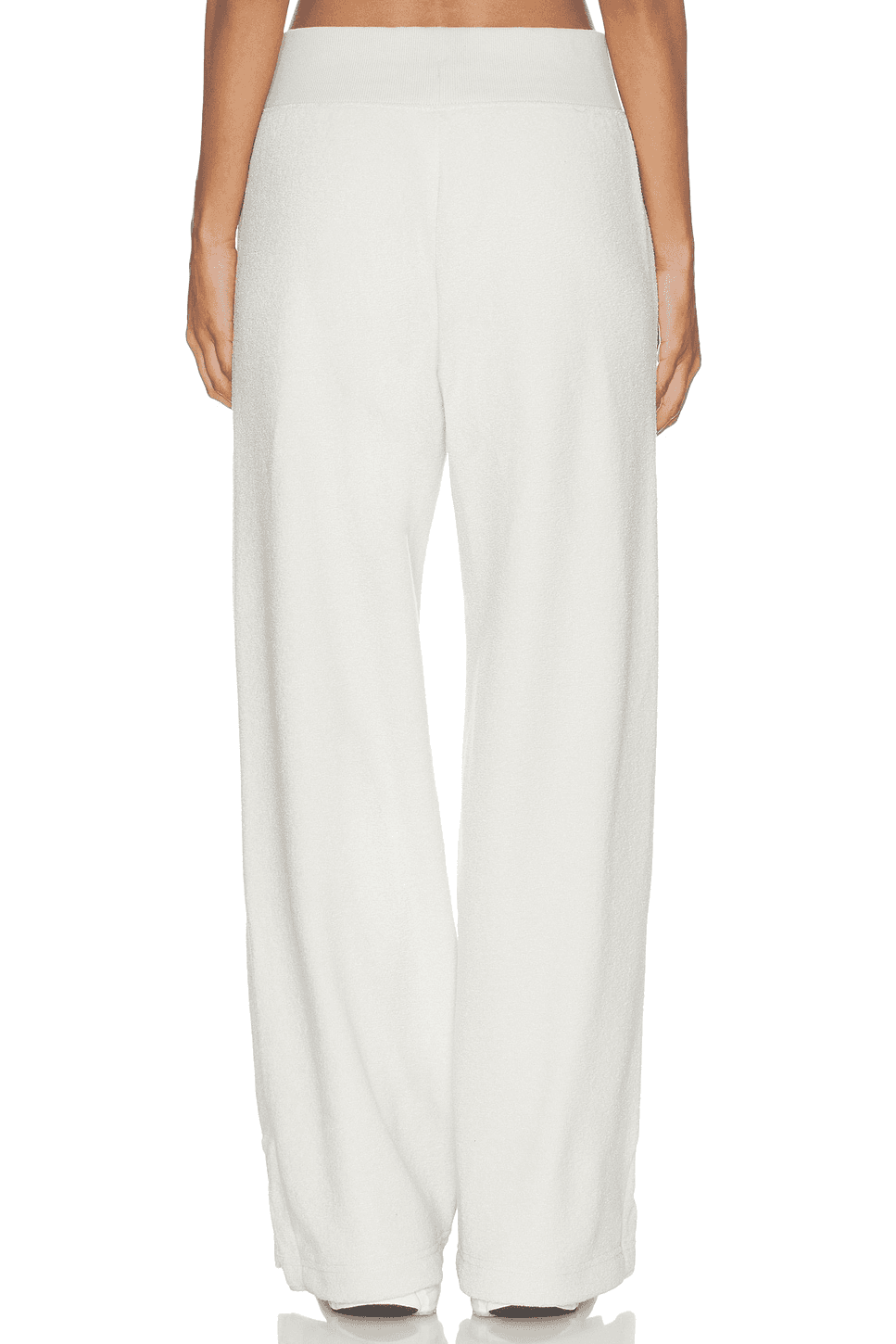 High Waisted Wide Leg Cozy Fleece Pant — Image 3