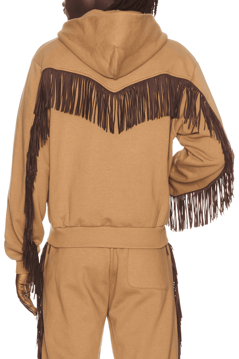 Fringed Full Zip Hoodie — Image 2