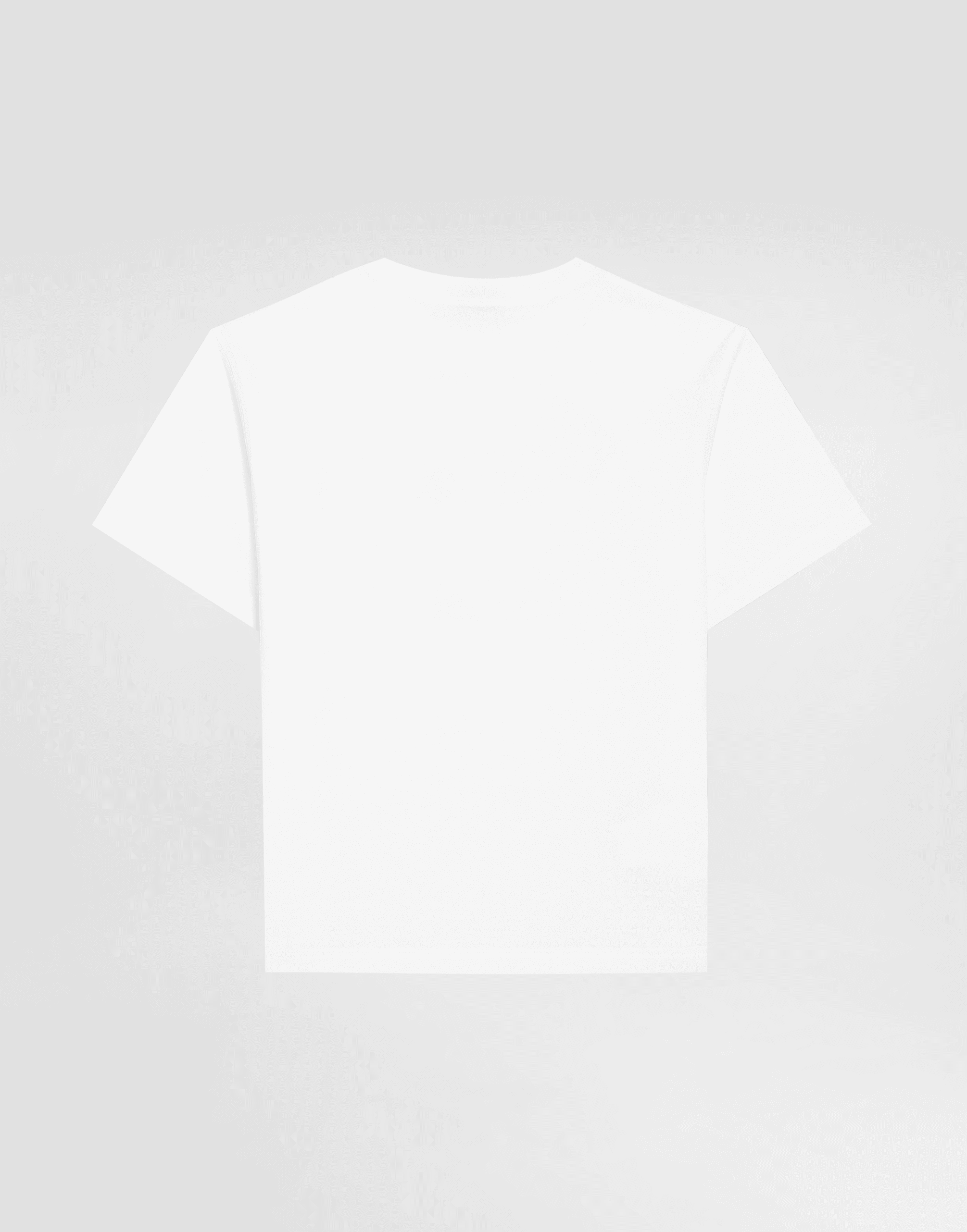 Jersey T-shirt with logo tag — Image 6