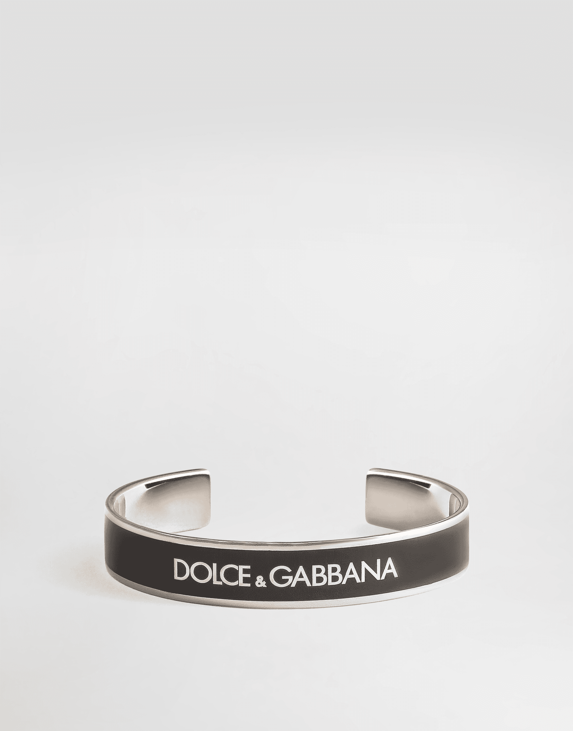 Metal bracelet with logo