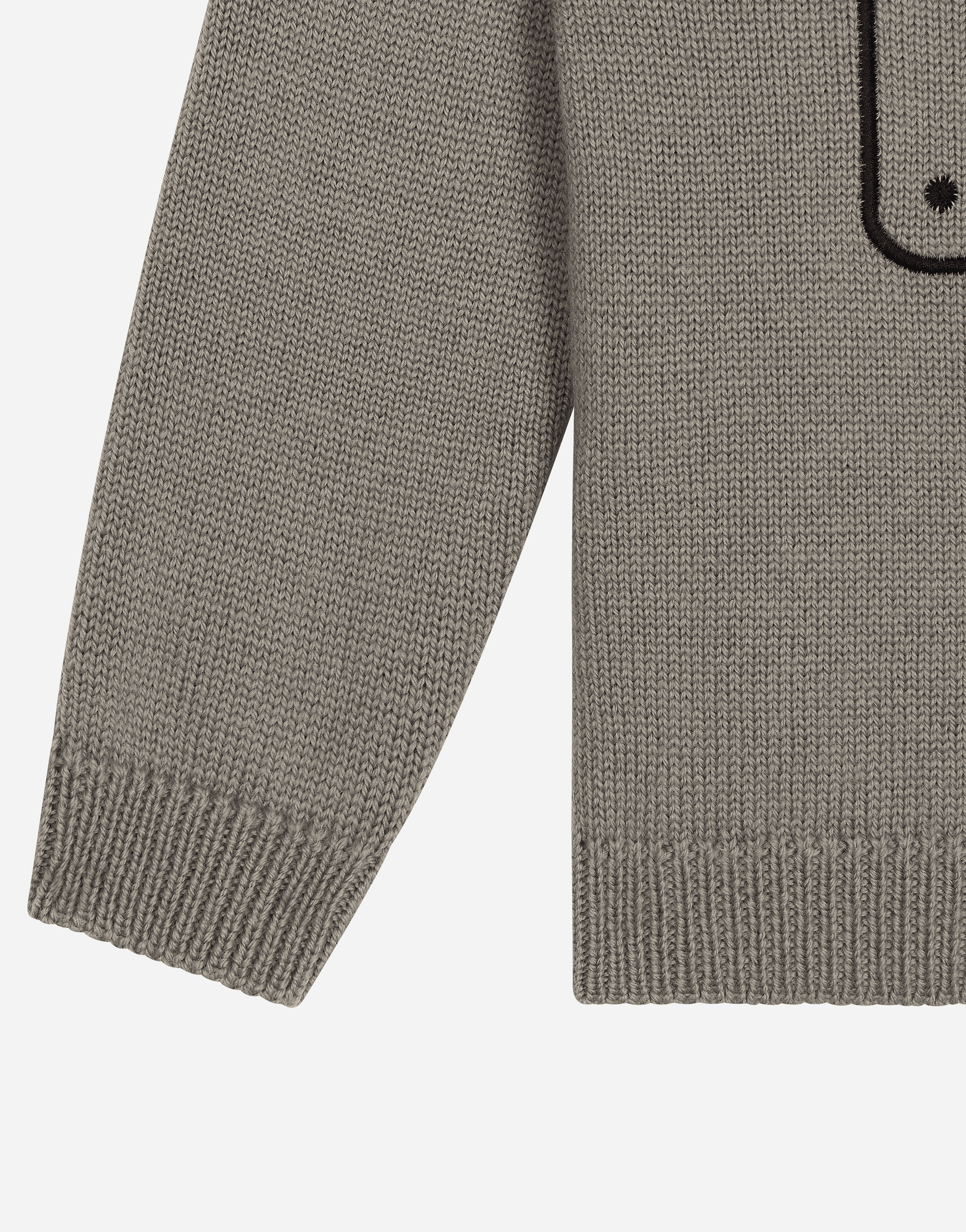 Knit pullover with logo tag — Image 4