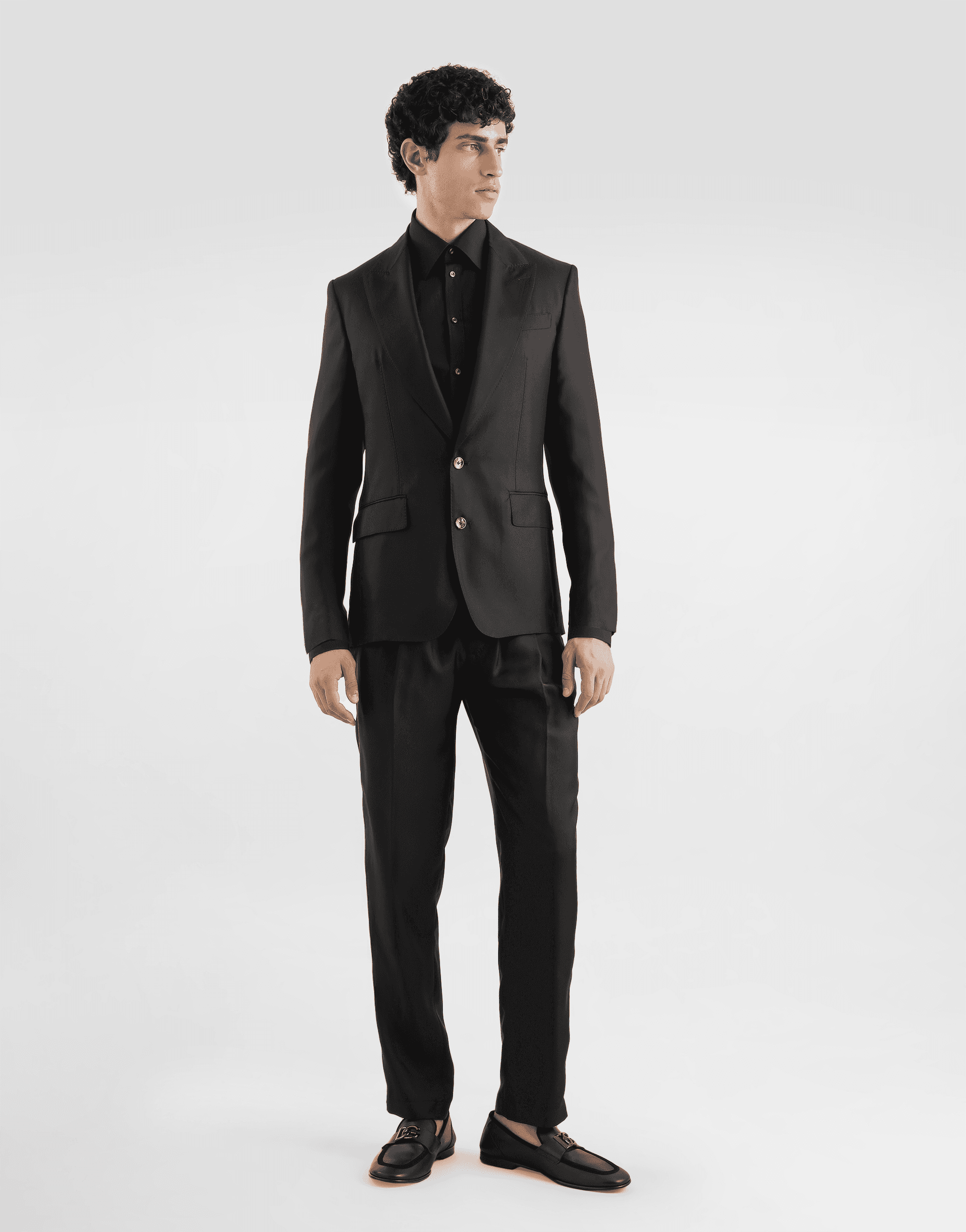Sicilia light single-breasted silk twill jacket — Image 4
