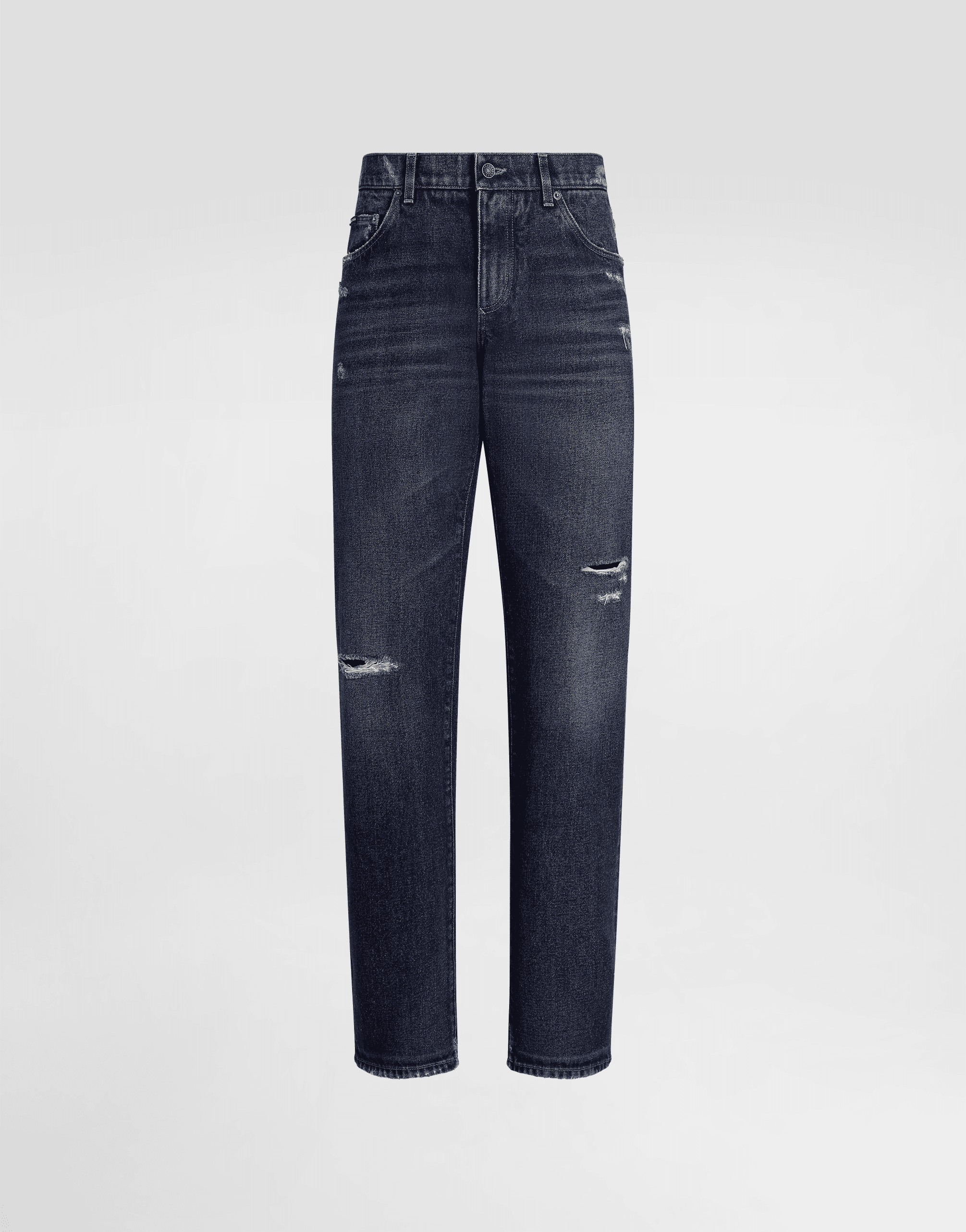 Loose cotton denim jeans
