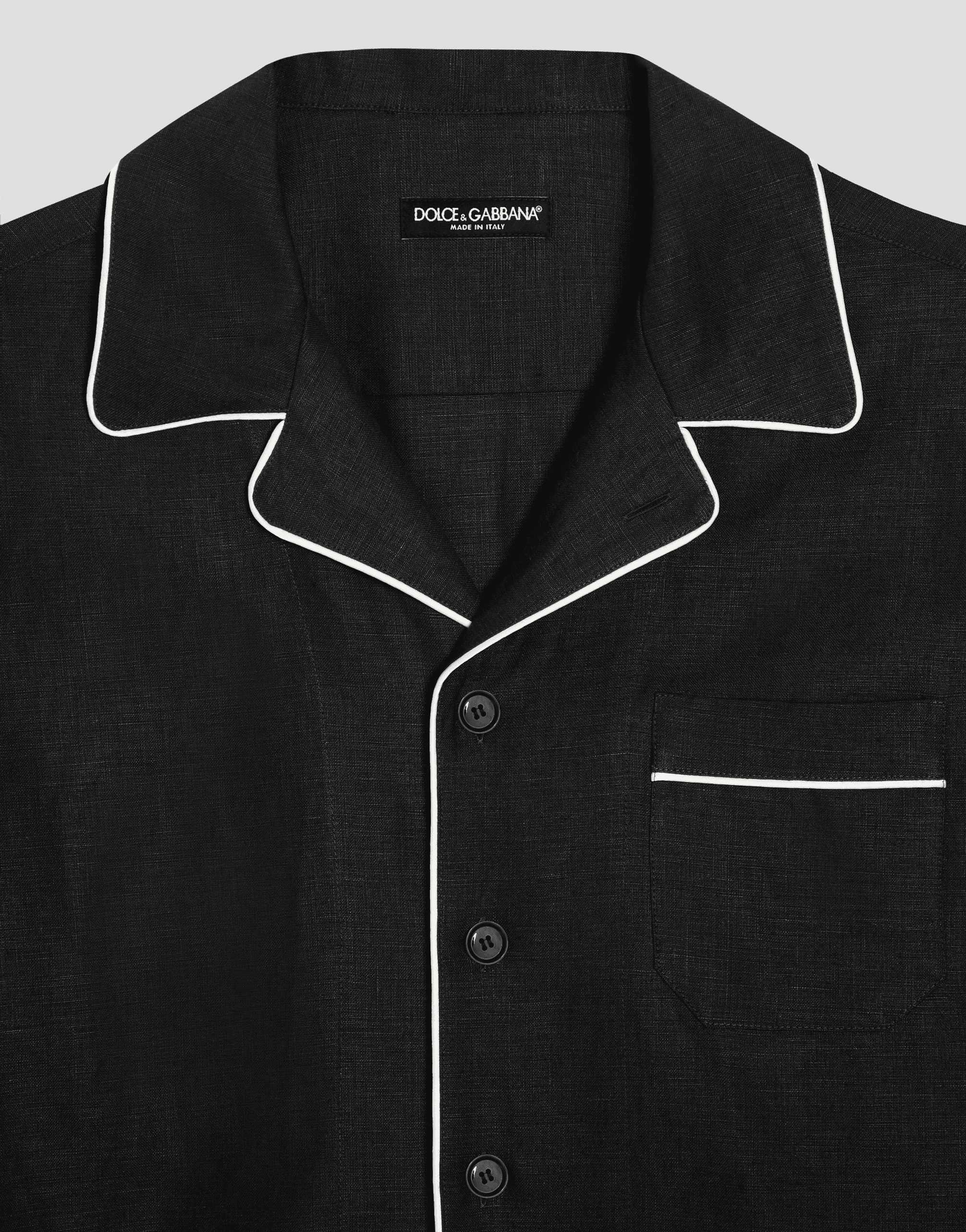 Linen fabric Hawaiian shirt — Image 3
