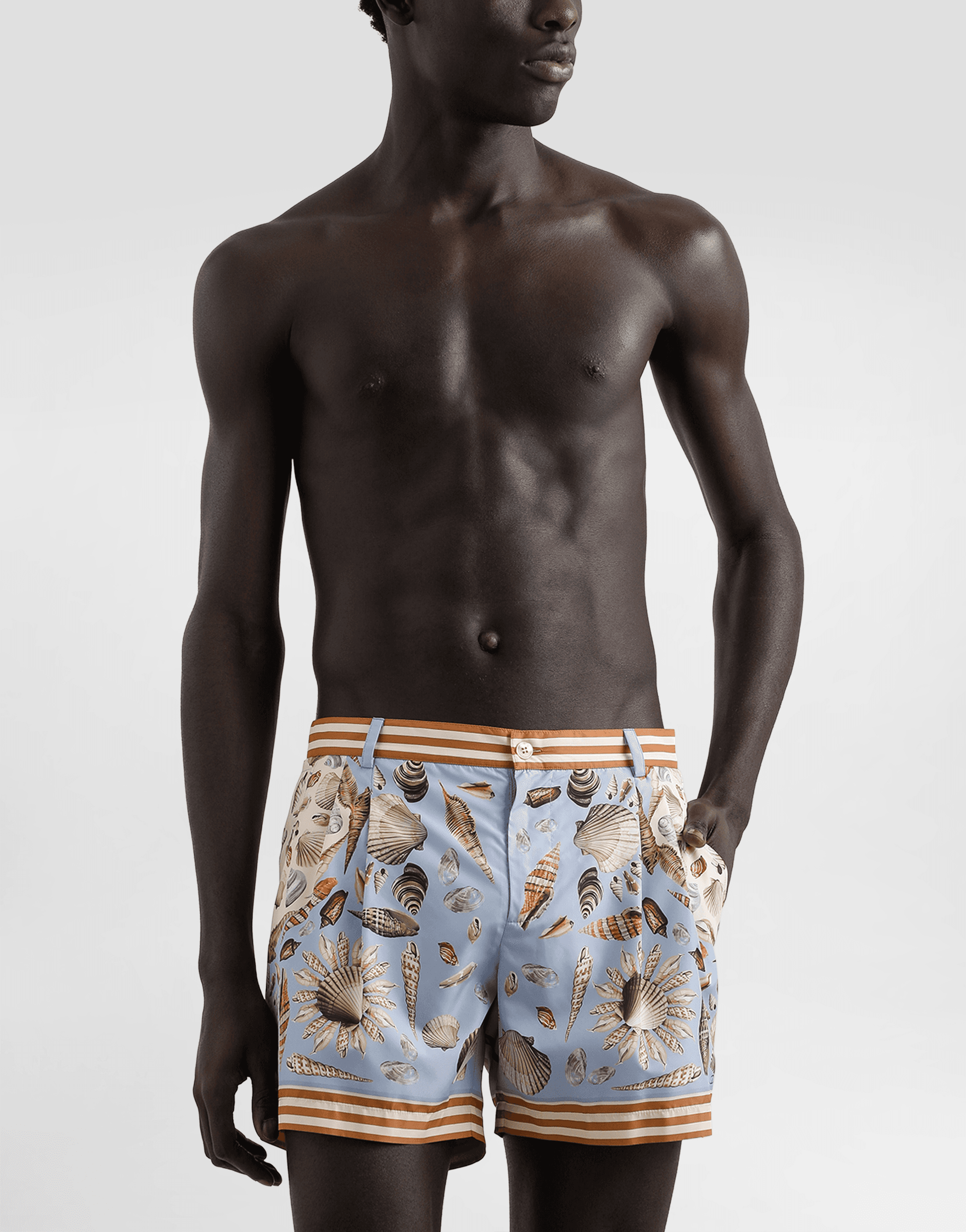Shell-print short swim boxer shorts — Image 2