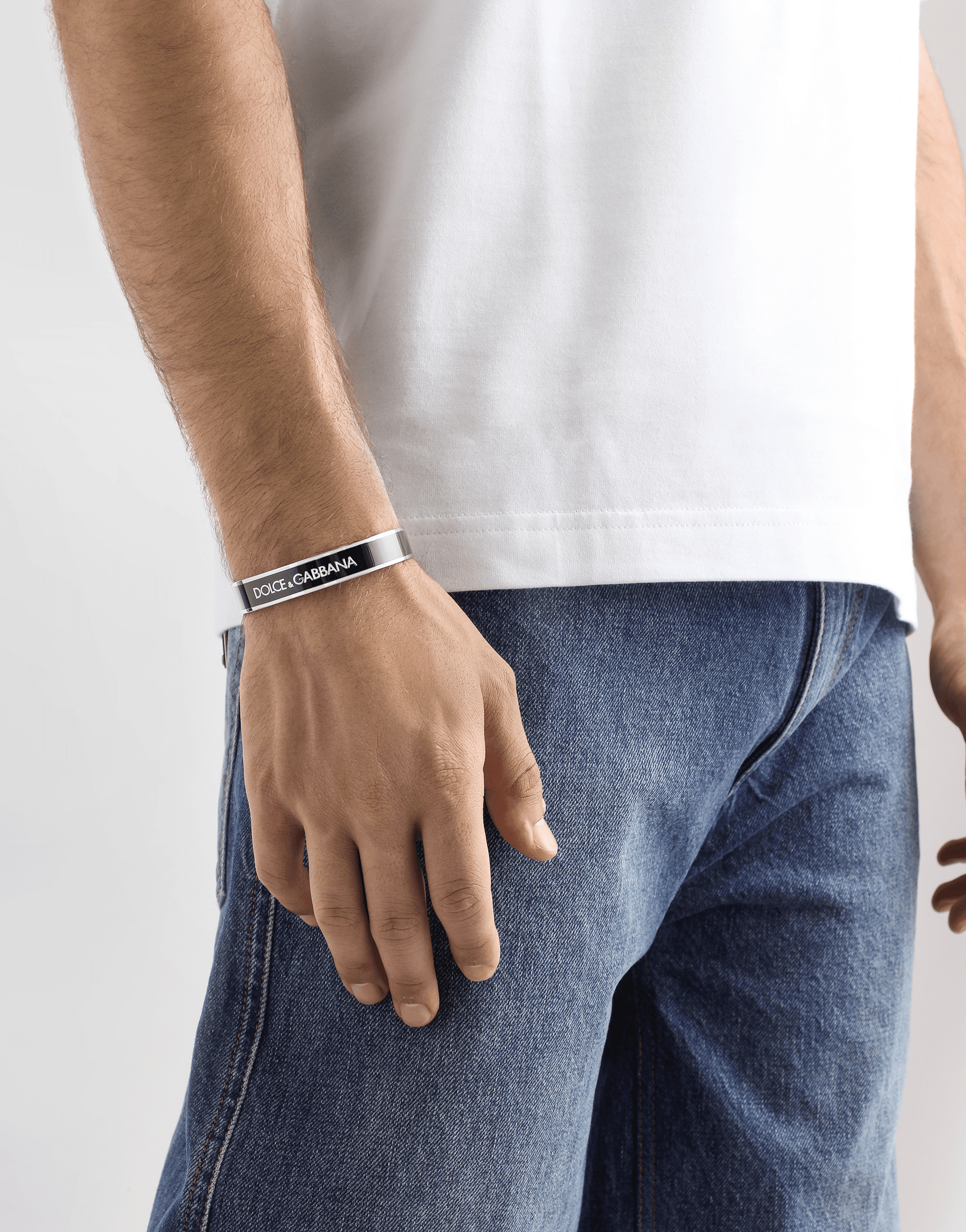 Metal bracelet with logo — Image 2