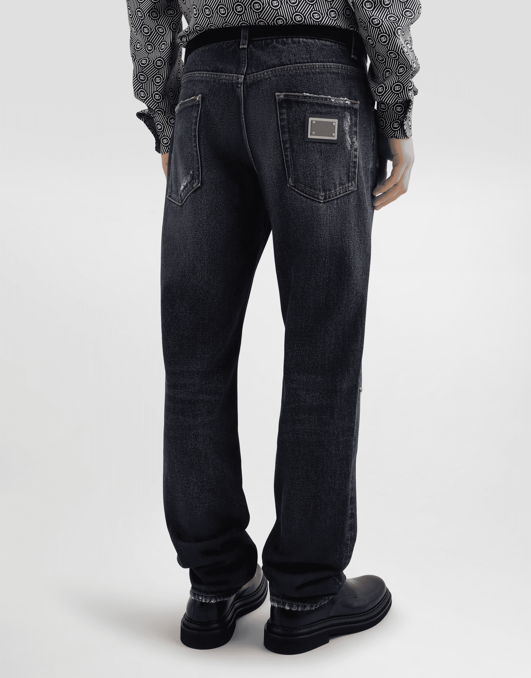 Loose cotton denim jeans — Image 2