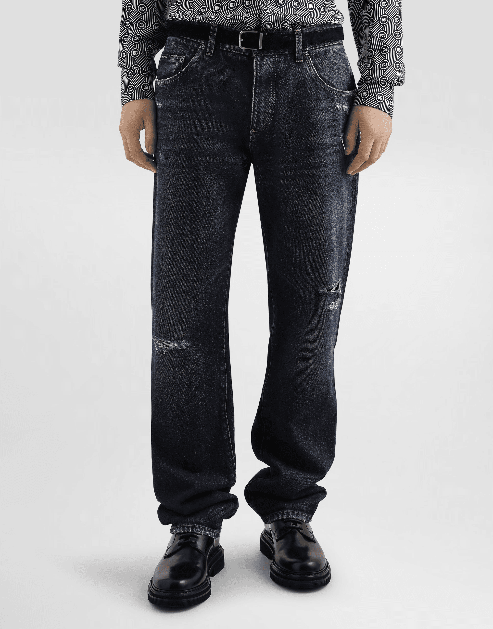 Loose cotton denim jeans — Image 3