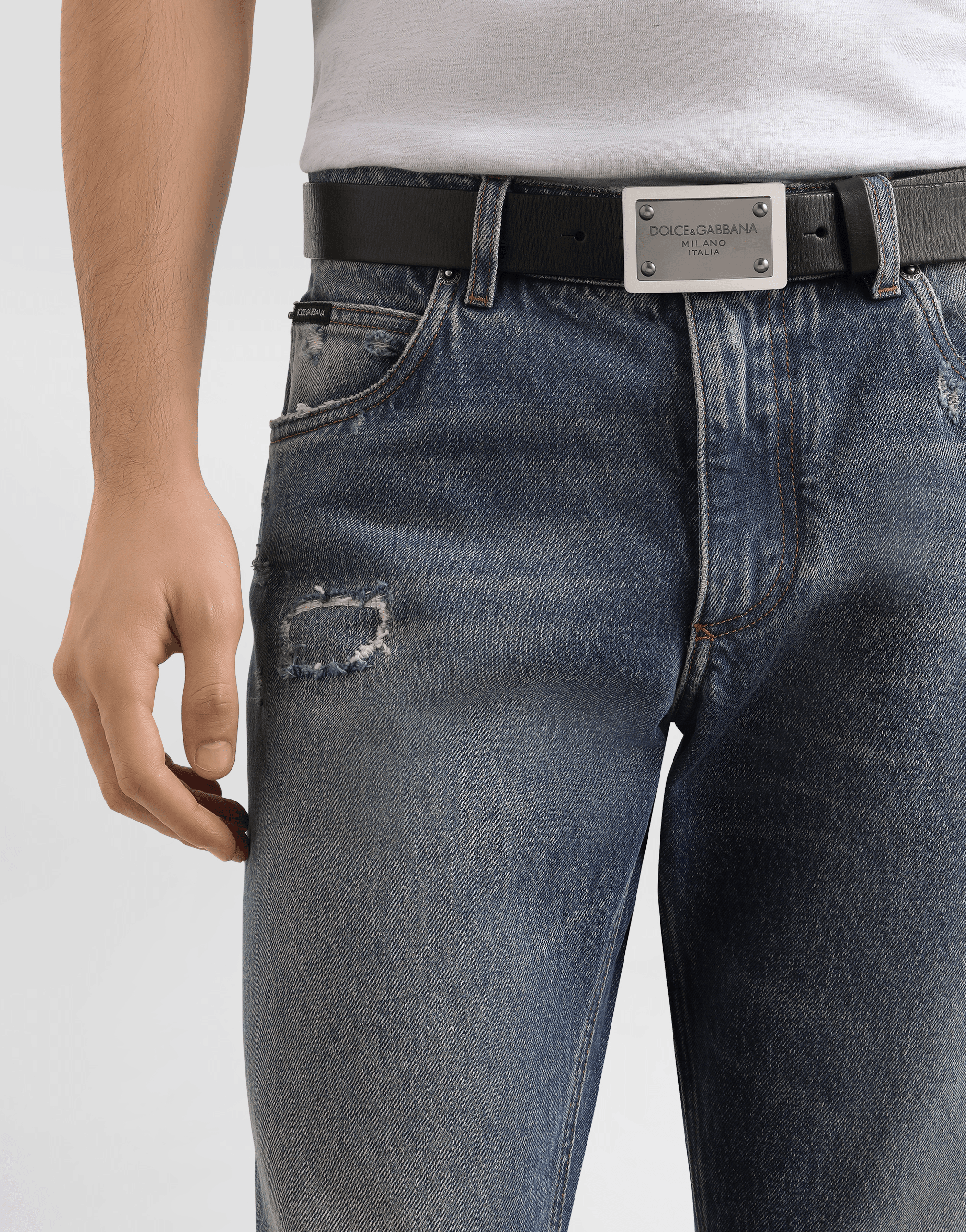Regular cotton jeans — Image 2