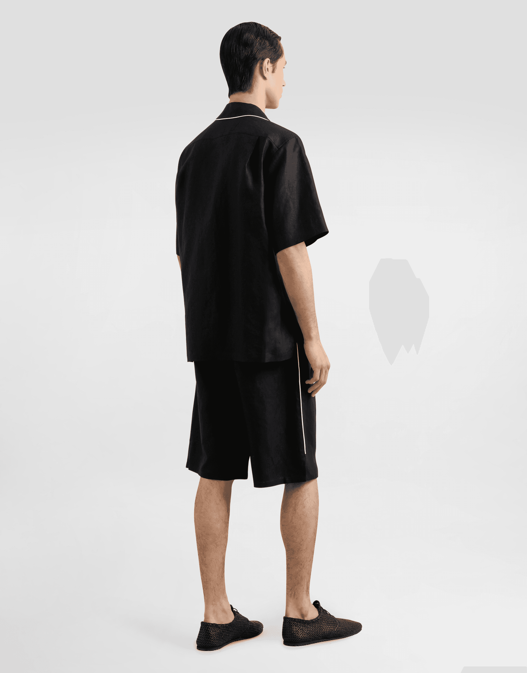 Linen fabric Hawaiian shirt — Image 7