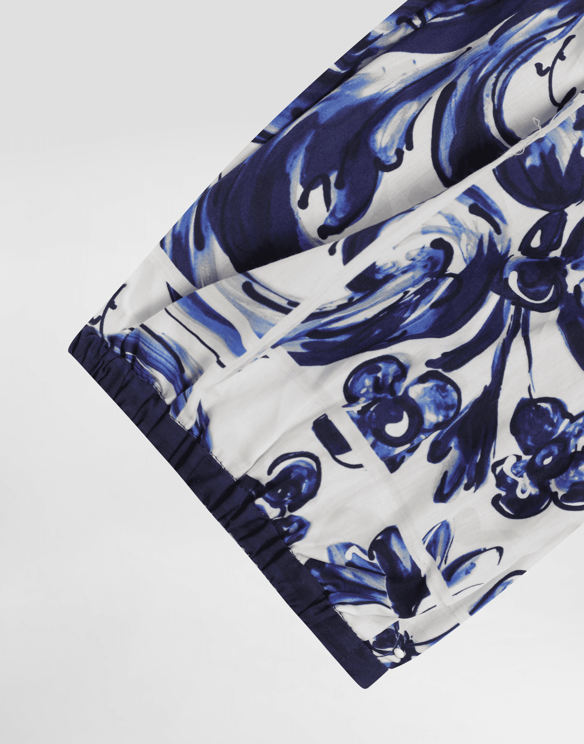 Majolica-print cotton top — Image 3