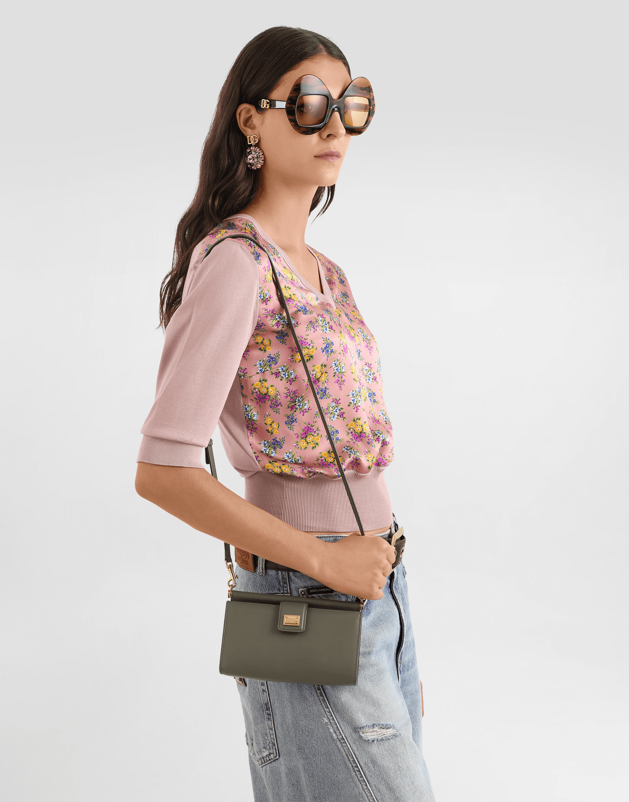 Plongé calfskin phone bag — Image 3
