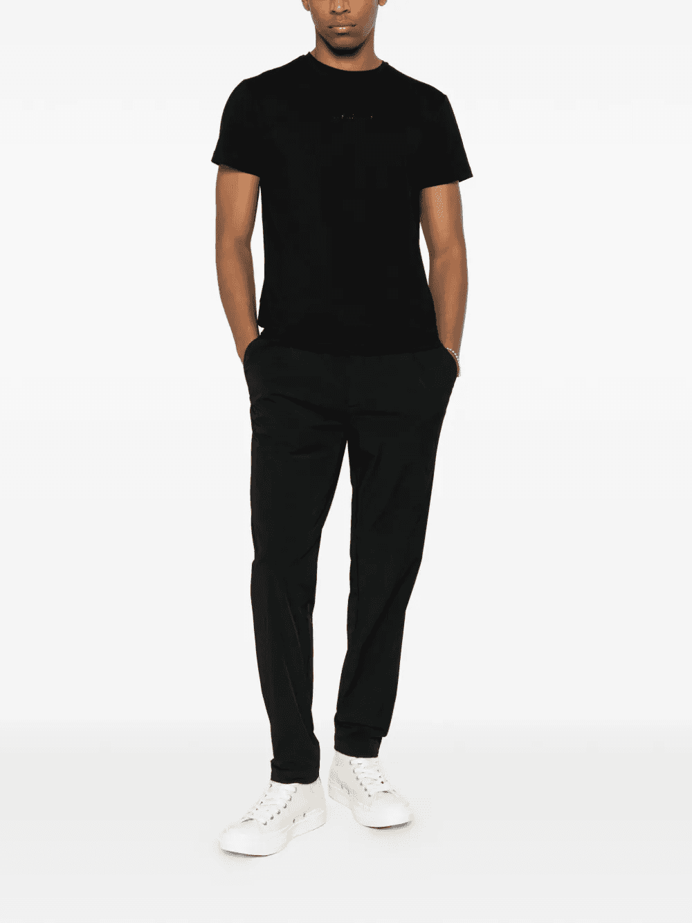 logo-detail cotton T-shirt — Image 5