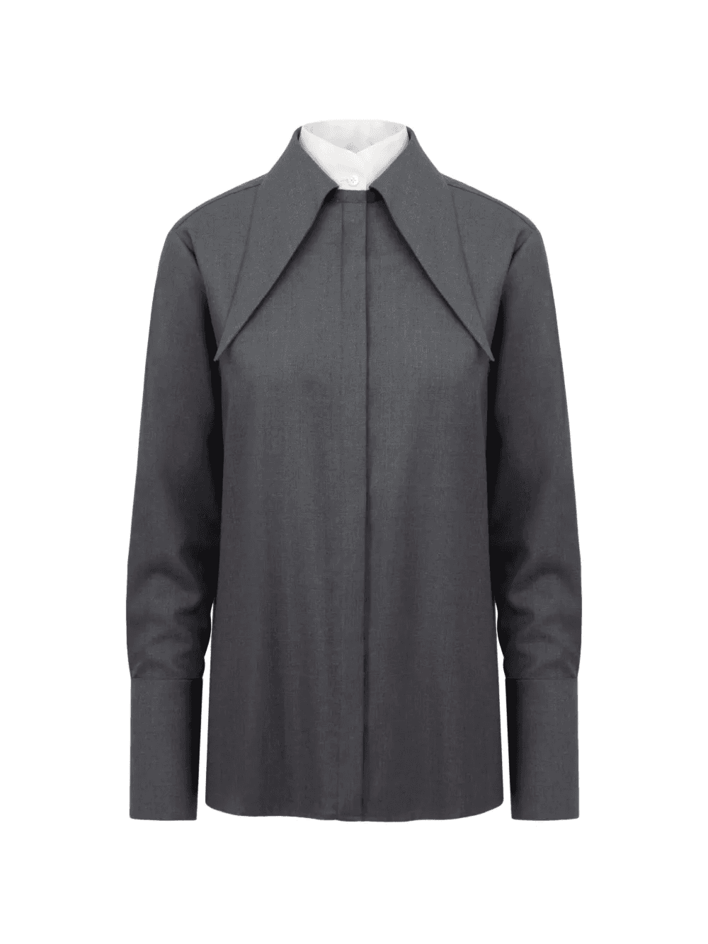 Grace pointed-collar shirt