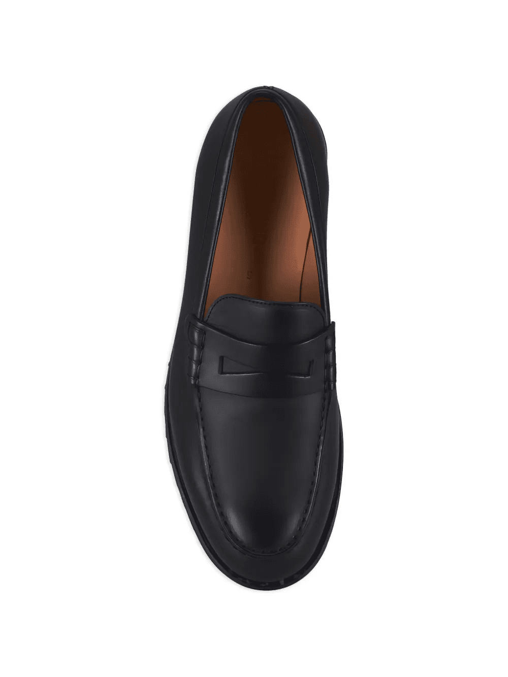 leather lug-sole loafers — Image 3