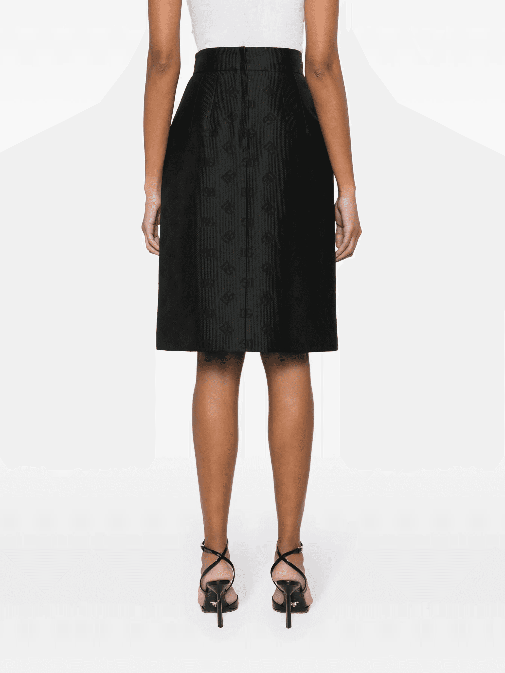 jacquard-logo skirt — Image 3