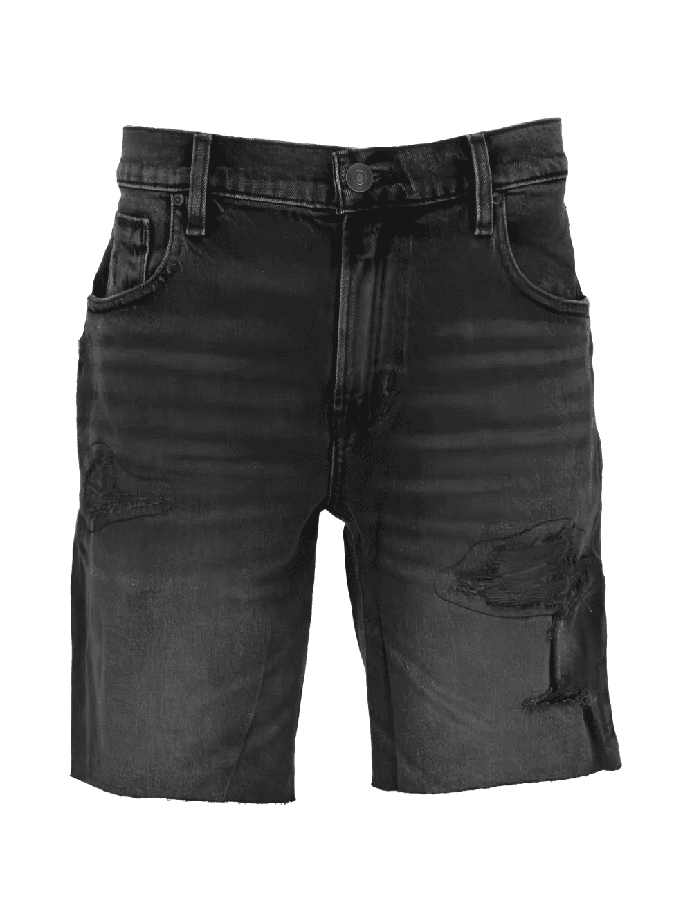 distressed raw-cut shorts - Image 1