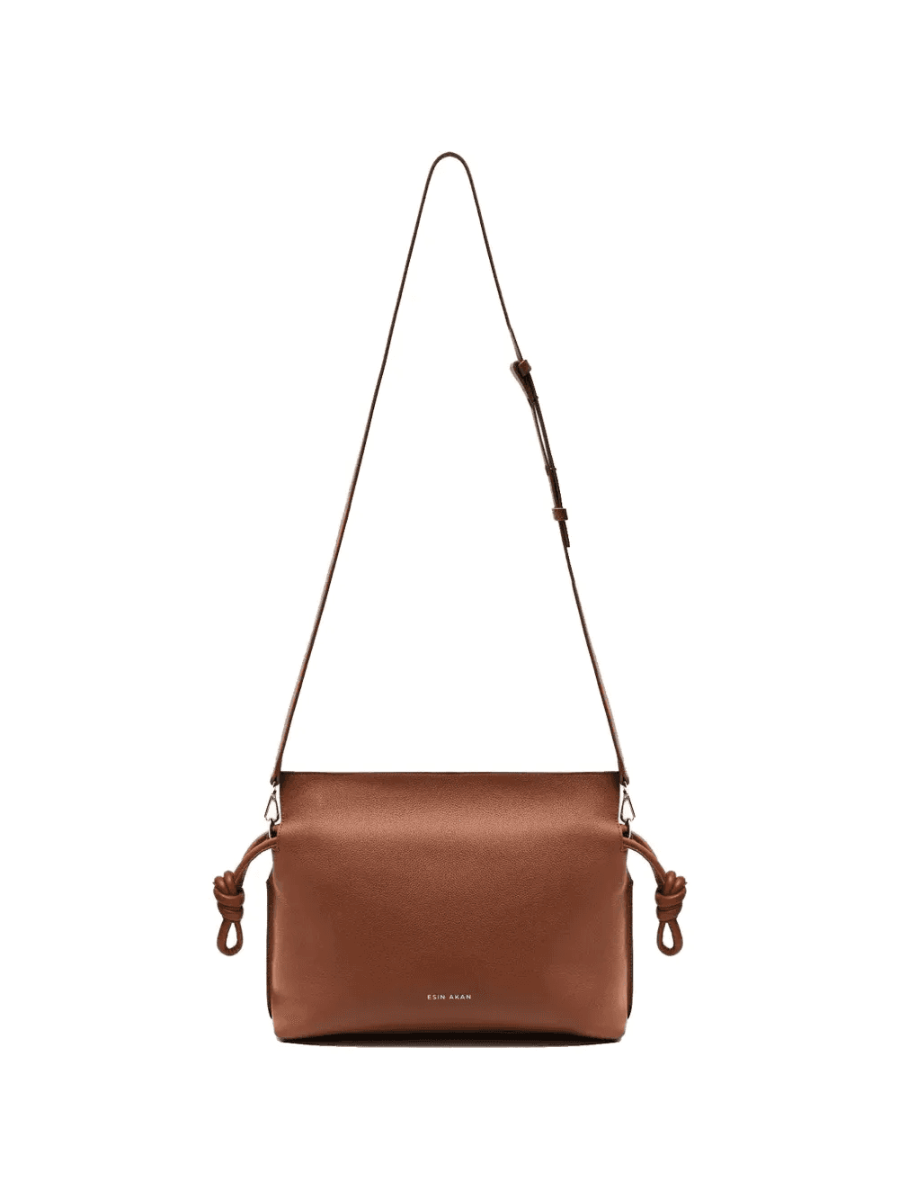 Emma drawstring leather tote bag — Image 7