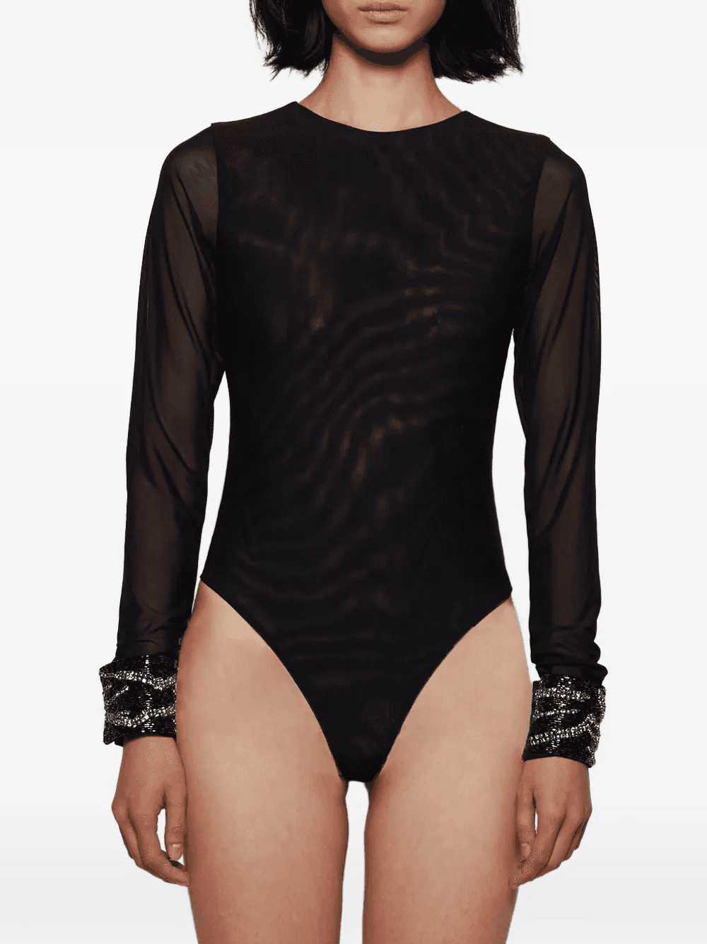 Zebra embellished bodysuit — Image 3