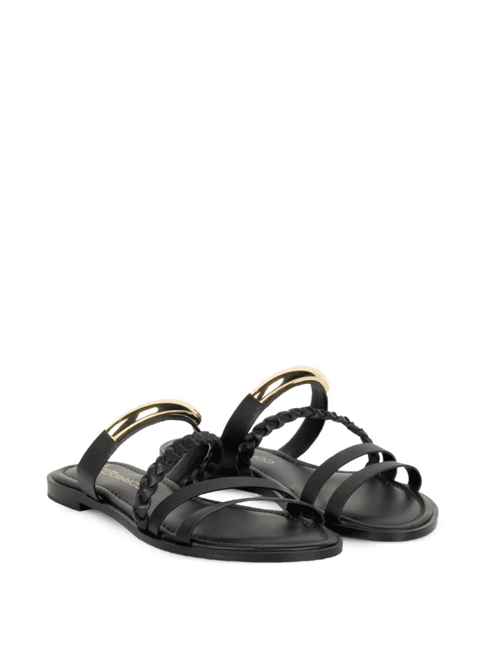 braided metal-detail sandals — Image 3