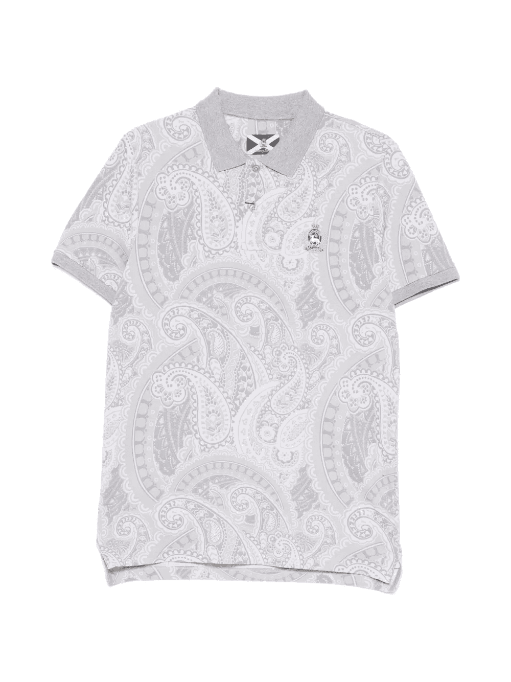 paisley-pattern polo shirt - Image 1