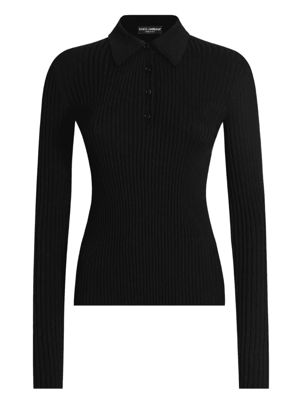 ribbed wool pullover