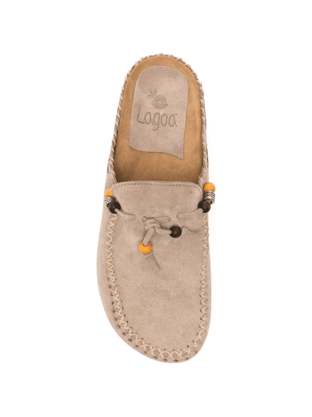 New Negril bead-embellished whipstitch-trim slides — Image 2