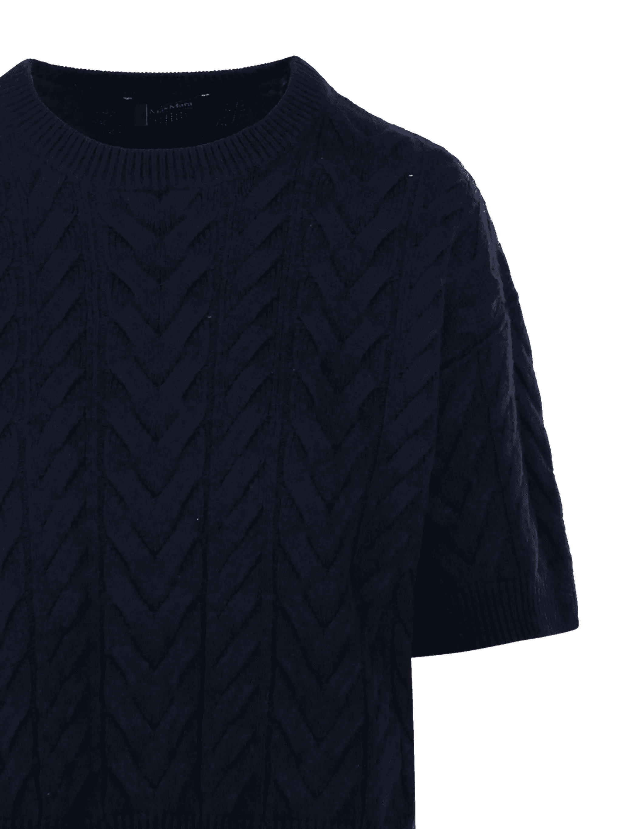 cable-knit short-sleeve jumper — Image 3