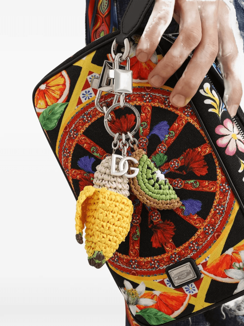 metal keychain with charms — Image 2