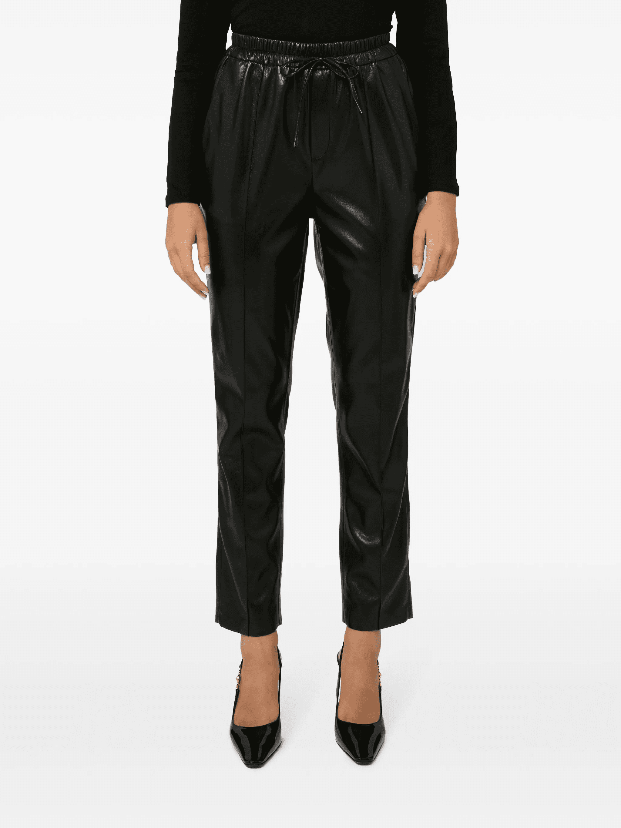 faux-leather pants — Image 3