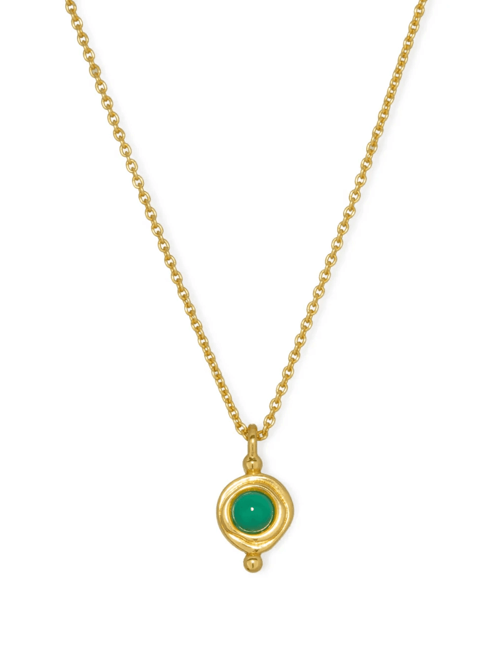 May birthstone pendant necklace