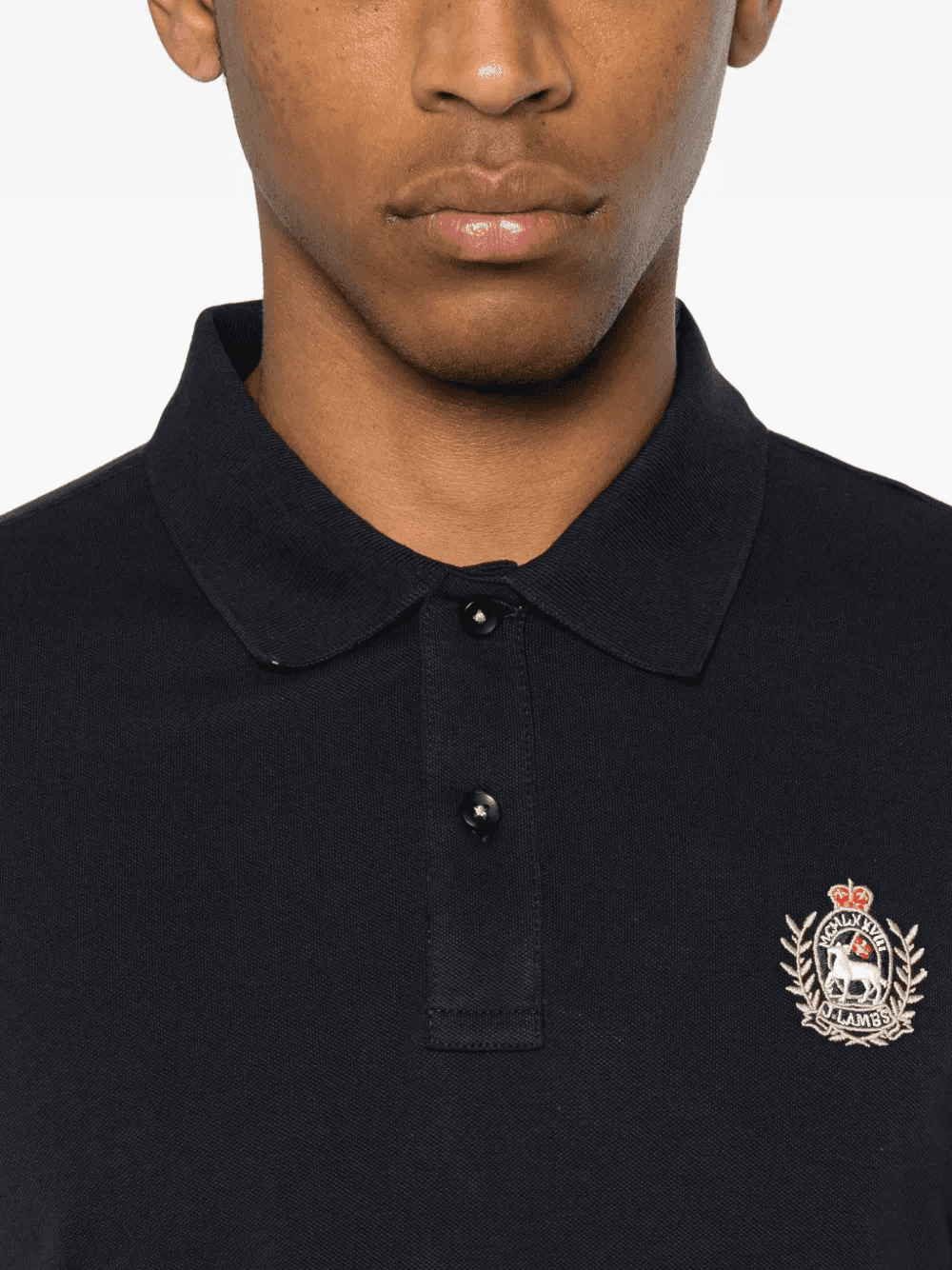 logo-embroidered polo shirt — Image 2