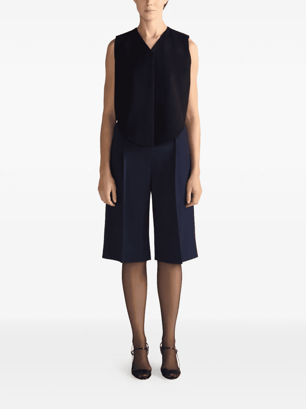 Leah curved-hem vest — Image 4