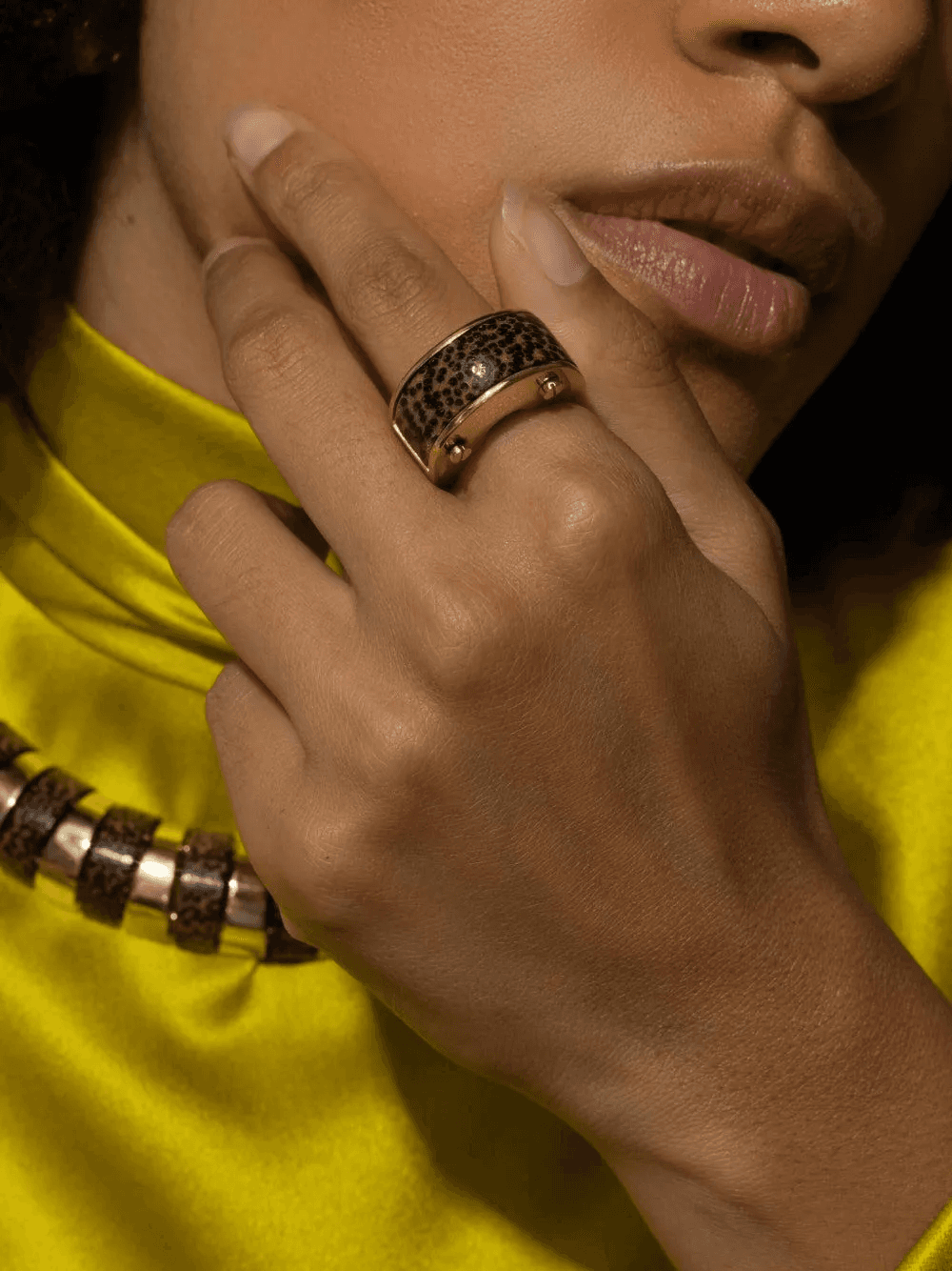 18K yellow gold Salvaggio ring — Image 2