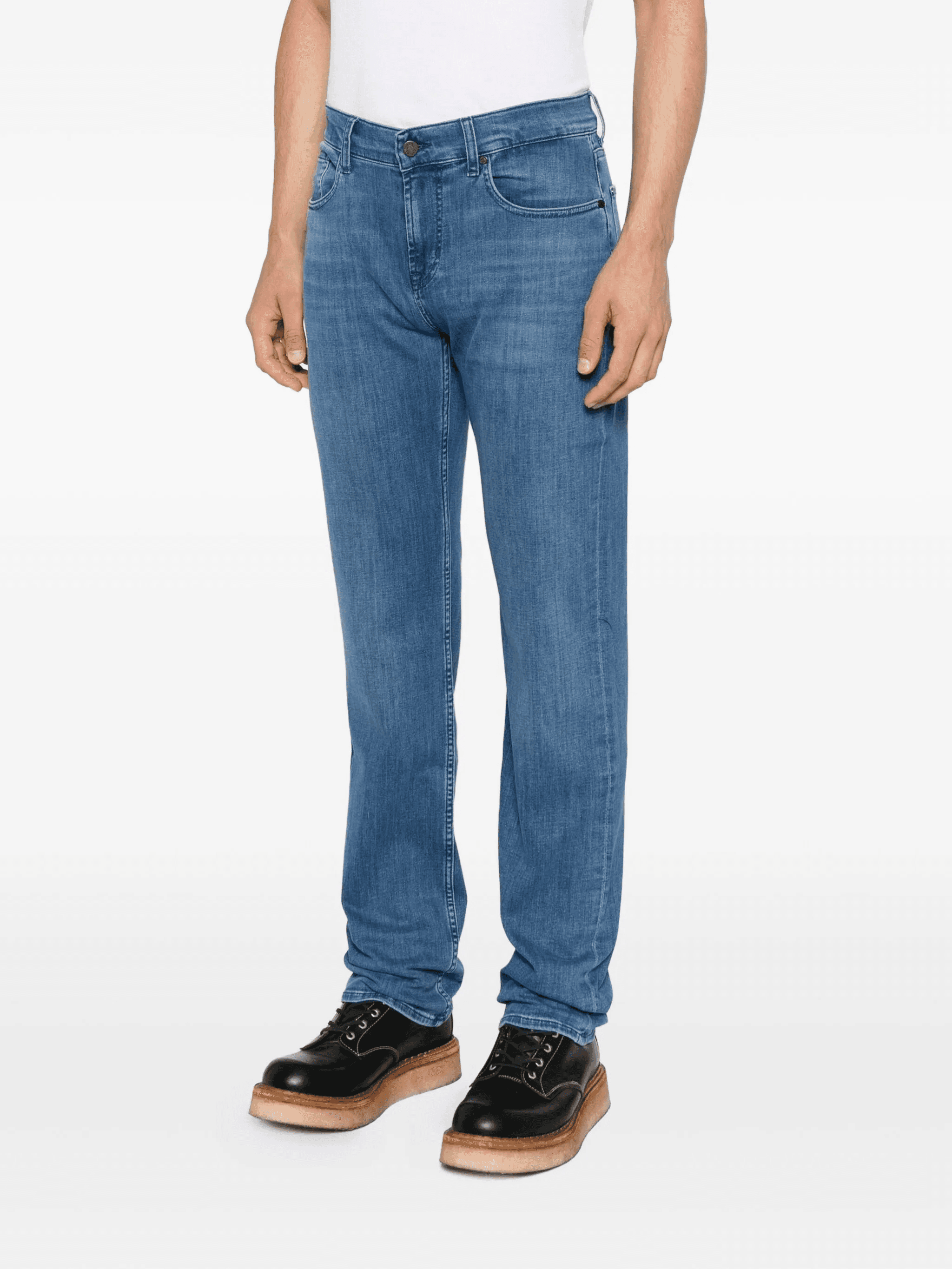 mid waist standard jeans — Image 5